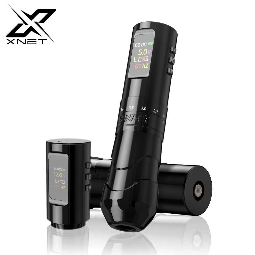 XNET Void Wireless Tattoo Machine Pen 7 Adjustable Stroke 2.4-4.2mm With Extra Grip Makeup For Tattoo Artists Ship from Madrid