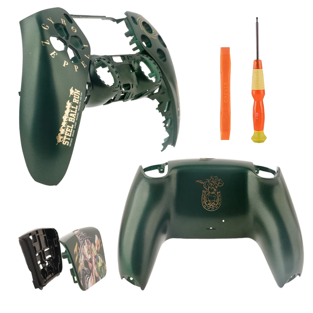 Replacement Full Shell Kit For PS5 Controller Front Back Cover BDM-010/020/030/040/050 Housing Touchpad Buttons Tools DIY Mod