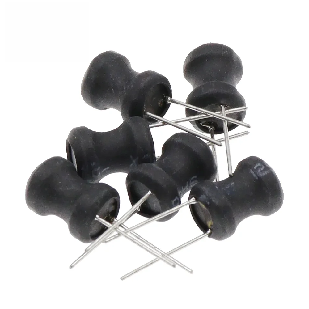 10PCS DIP Cewka indukcyjna 8X10MM 2.2UH 4.7UH 10uH 22uH 100uH 150uh 220uH 330uH 470uH 1MH 2.2MH 4.7MH 10MH Indukcyjność 8*10mm 2Pin — zdjęcie 2