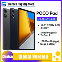 Global Versoin POCO Pad 8GB/256GB 12.1'' 120Hz 2.5K Display Snapdragon 7s Gen 2 Processor 33W 10000mAh Battery Quad speakers