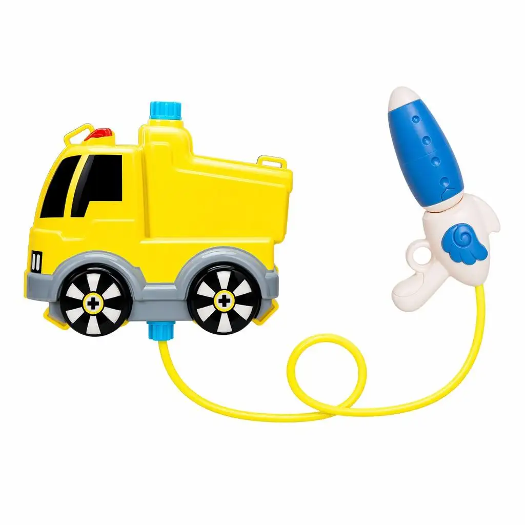Waterpistool met autovormige rugzak, grote capaciteit waterpistool voor kinderen, zomer speelgoed voor strand en zwembad