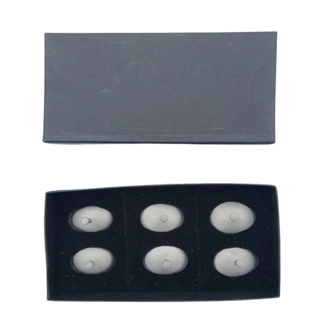 레이저럭스 재사용 가능한 스테인리스 스틸 눈 보호대 풀 사이즈 세트 (S, M, L) 안전 및 편안함을 위한 가정용 뷰티 기기