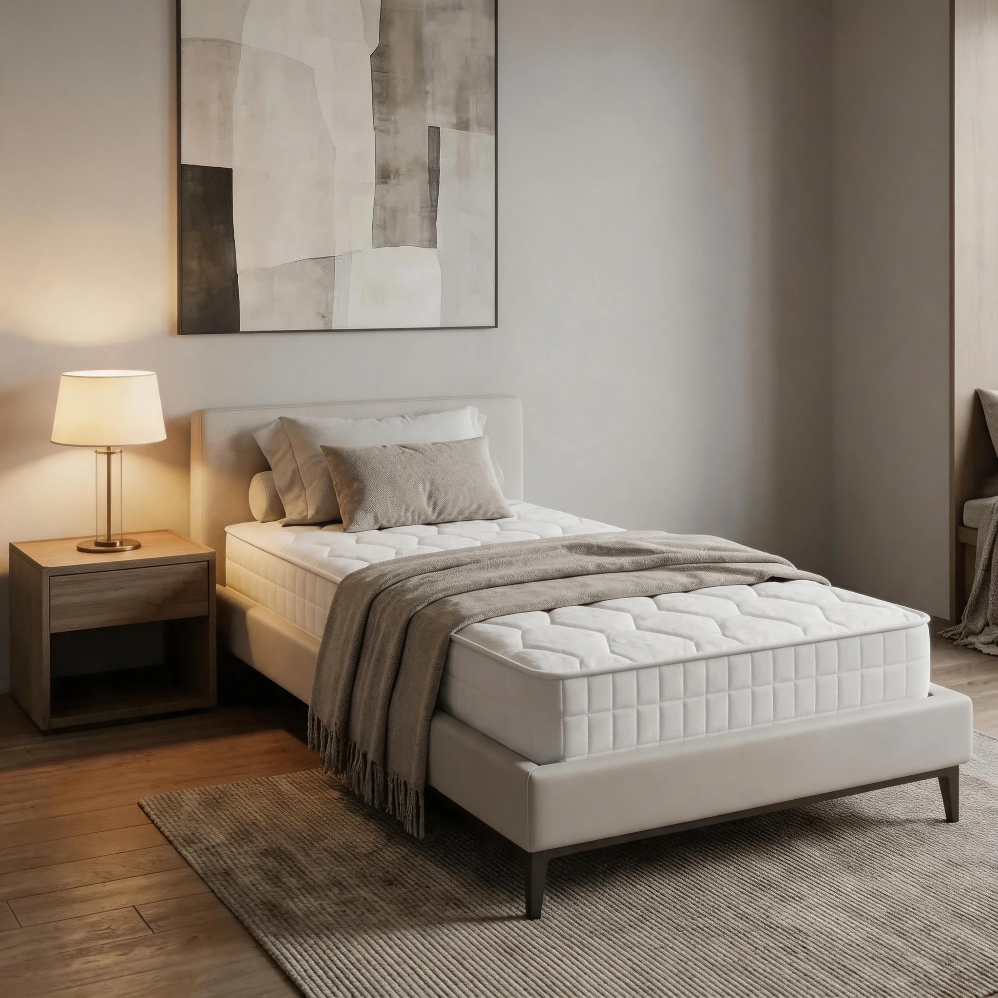 Matelas 80x200 cm à Mémoire de Forme, 16 cm d'Épaisseur, Réversible Double Face, Hypoallergénique, Respirant, Soutien ErgonomiqueMatelas 80x200 cm Mémoire de Forme, 16 cm d'Épaisseur, Réversible Double Face, Hypoallerg