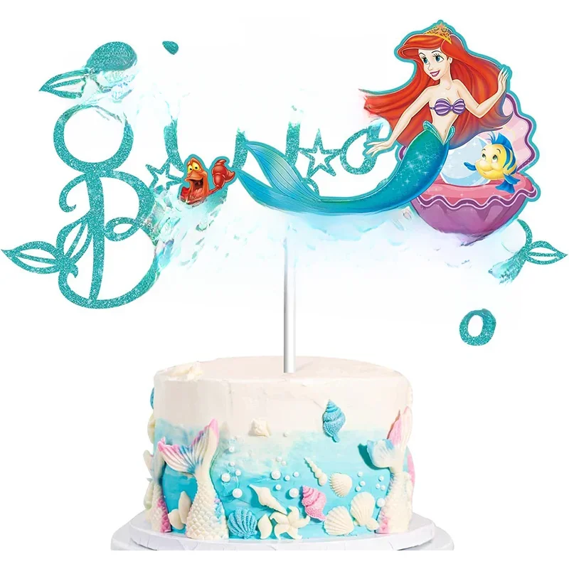Disney die kleine Meerjungfrau Prinzessin Ariel Kuchen Topper Party liefert Mädchen Geburtstag DIY