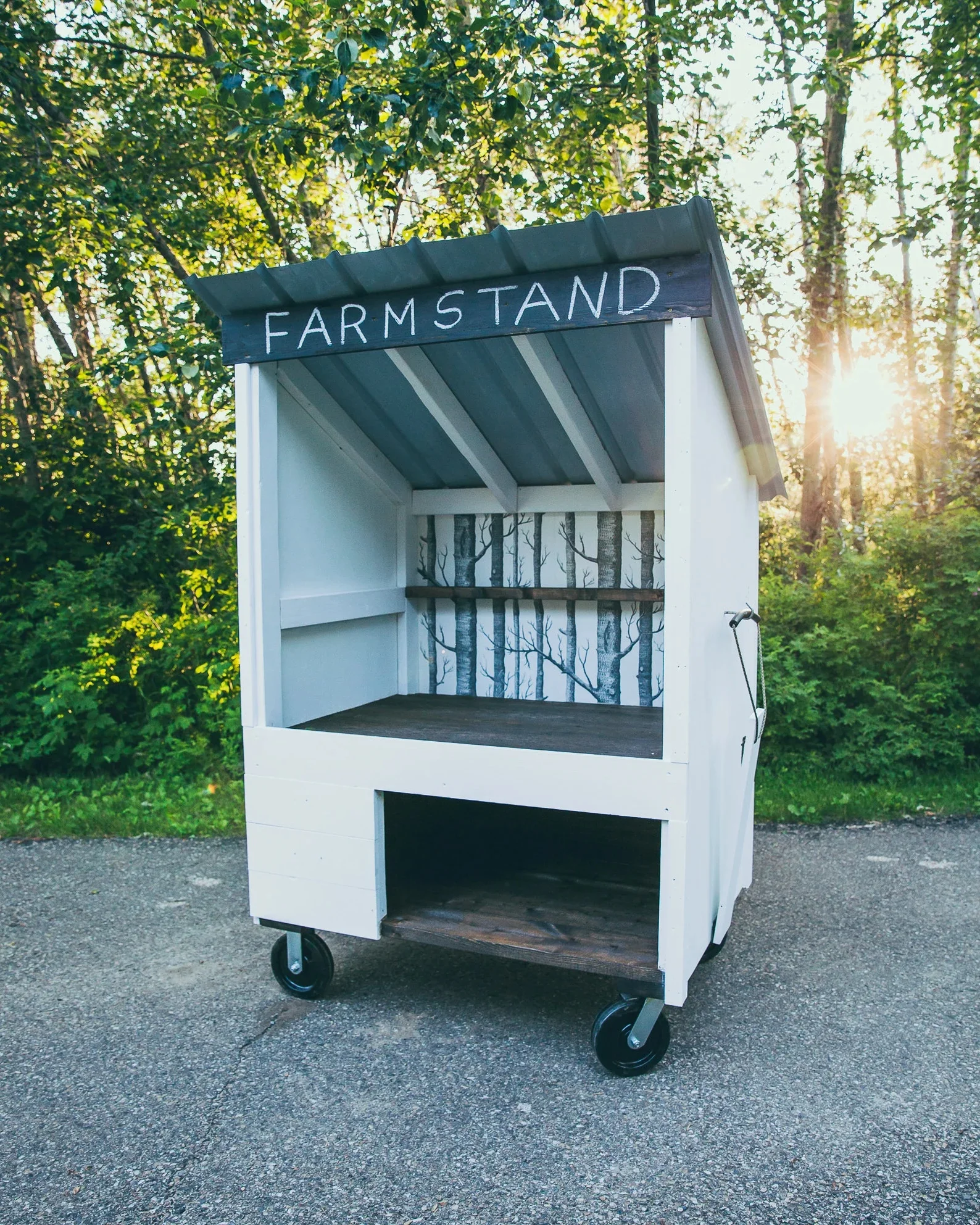 

Фермерская подставка с принтом «сделай сам» — подъездная дорога, дорожная подставка для рынка с колесами для овощей, цветов, медных поделок