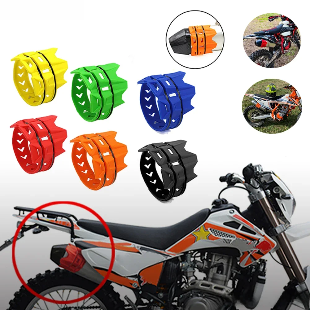 AliExpress NONE Universal Exhaust Protection Cover Motorcycle Exhaust Muffler Silencer Protector Guard For KTM SX EXC Motocross Dirt Pit Bike