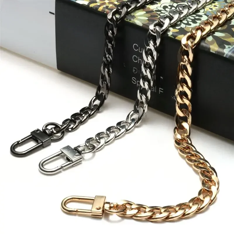 Wysokiej jakości pasek z łańcuszkiem do torby z uchwytem na ramię torebka typu crossbody torba metalowe zamienne łańcuszki części do toreb akcesoria — zdjęcie 2
