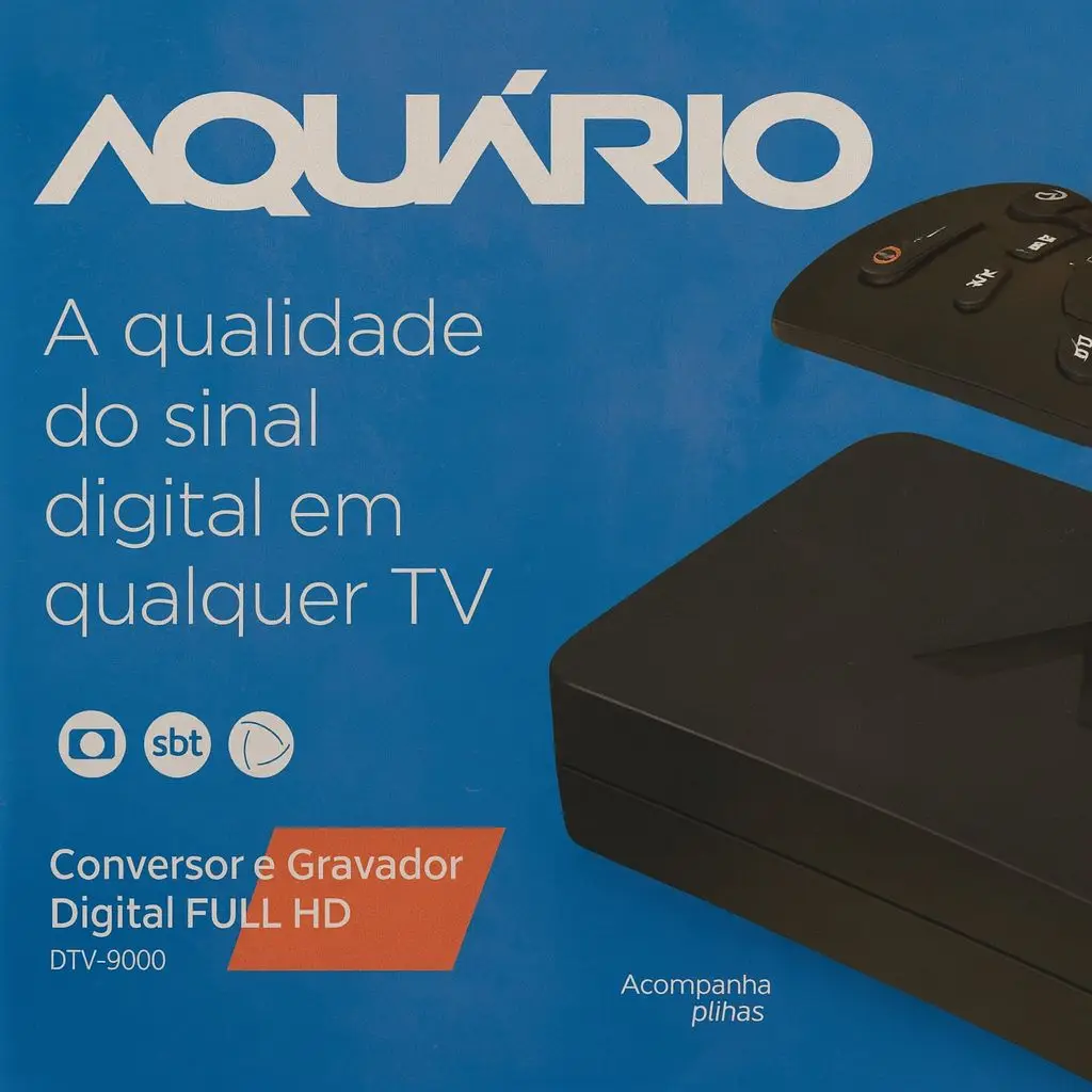 محول المسجل الرقمي Dtv-9000 Aquarium Hdmi Full HD Usb