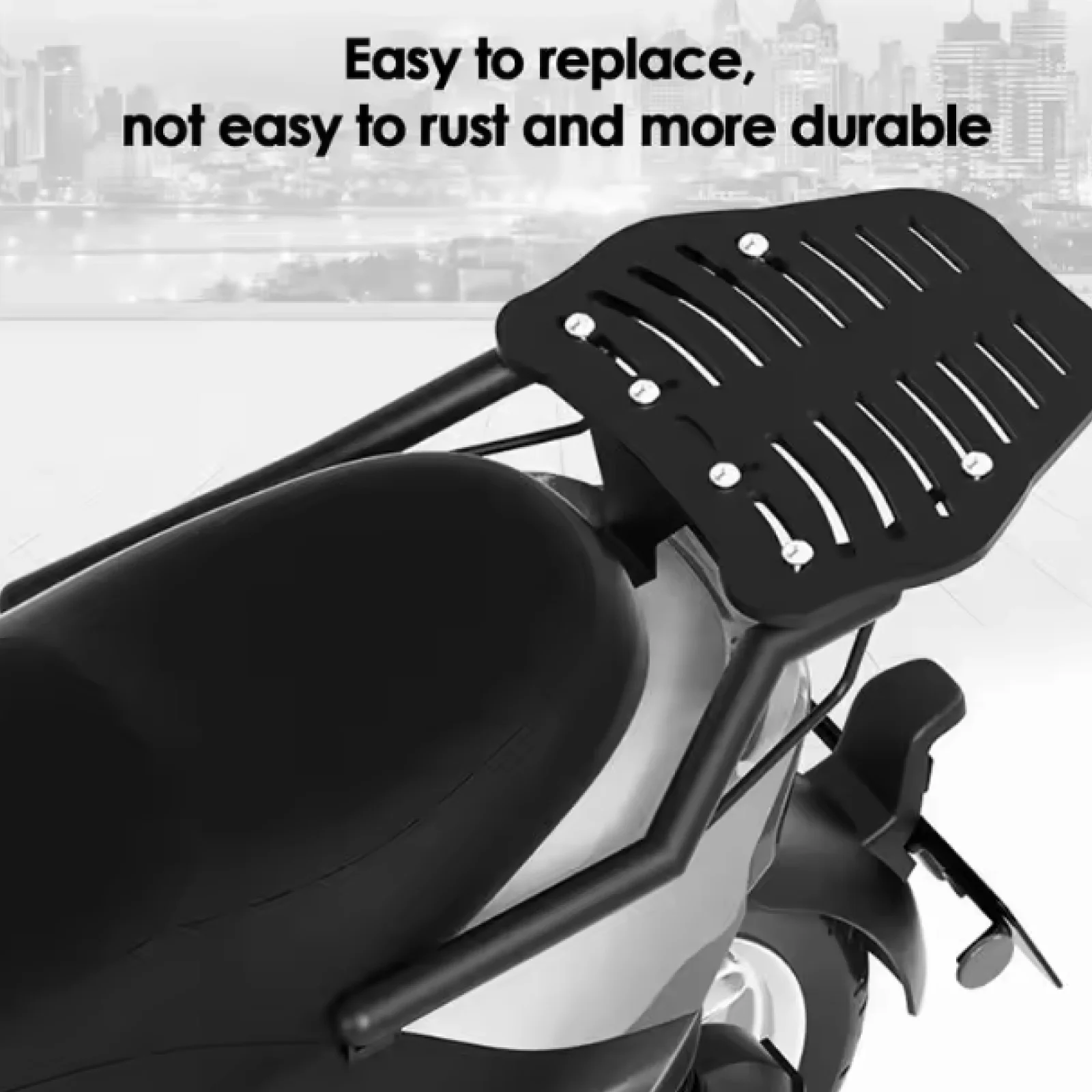 

1 шт. задняя багажная полка, аксессуар, железная замена полки, задний верхний чехол, багажник для скутеров, электромобилей, багажник