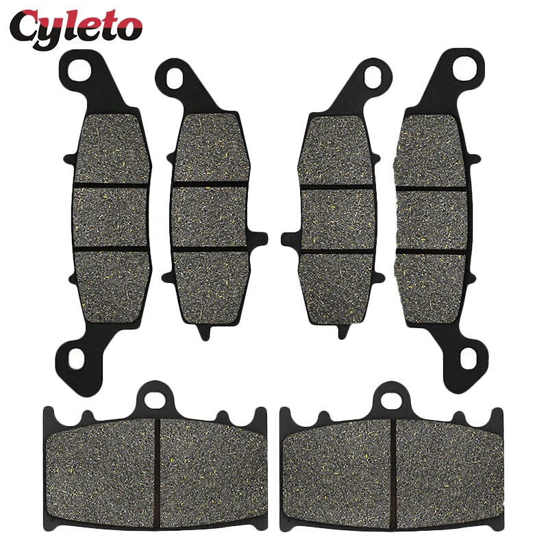 

Cyleto Motorcycle Front Rear Brake Pads for Suzuki VL 1500 Intruder LC C 1500 2002 2003 2004 VL1500 Boulevard C90 C90T 2005-2010