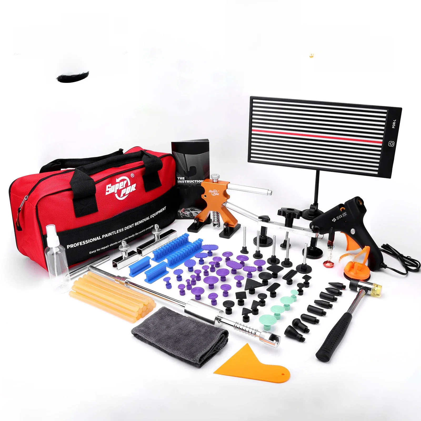 PDR Car Paintless Dent Repair Tools Kit Zestaw narzędzi do usuwania wgnieceń Zestaw narzędzi do naprawy karoserii Zestaw narzędzi do naprawy wgnieceń Narzędzia samochodowe do naprawy samochodów — zdjęcie 2