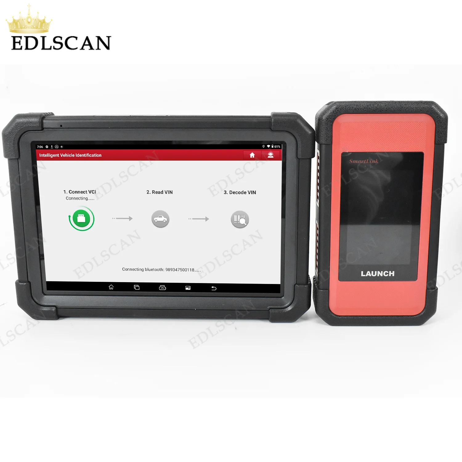 Read Fault Code Commercial Vehicle for LAUNCH X431 Pad V+SmartLink HD Heavy Duty Truck Diesel Machinery Bus Scan Tool