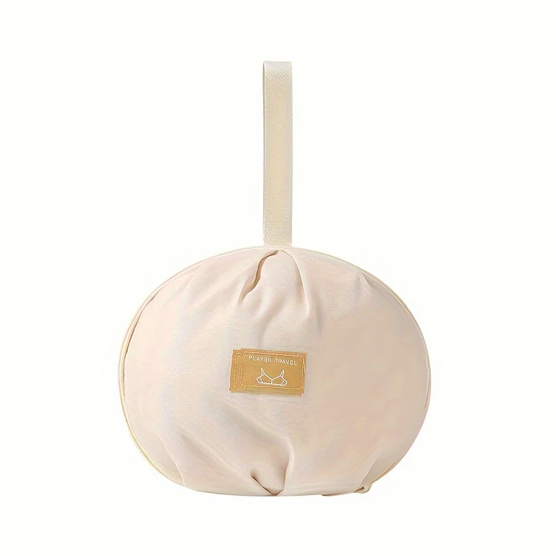 1pcs Portable Travel Underwear Socks Bra Organizer Bag Polyester Fiber Handheld Storage Bag for Intimate Clothes Ball Shaped