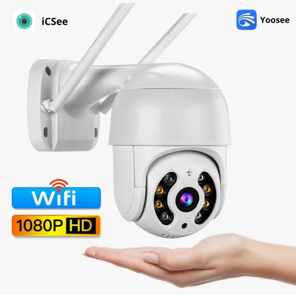 Câmera A8 Prova Dágua Full Hd Wifi Smart IP Infravermelho Zoom 4x Icsee