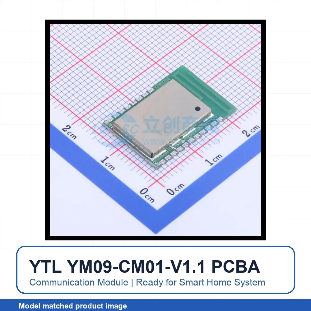 7pcs YTL YM09-CM01-V1.1 PCBA SMD 21x14.5mm 5.0 4.2 4.0 11.5dBm 1.8V 3.6V Bluetooth Wireless Module for Smart Home System