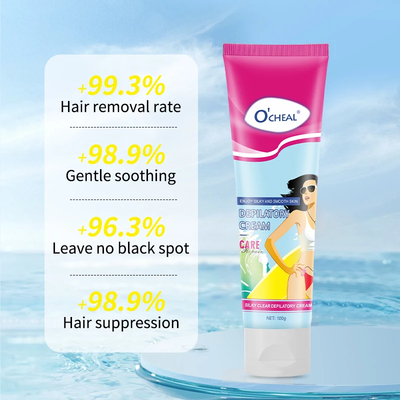 Ocheal 100g Hair Removal Cream Quick Hair Removal Cream Painless Body Liquid Leg Arm Private Hair Removal Inhibitor Women Men