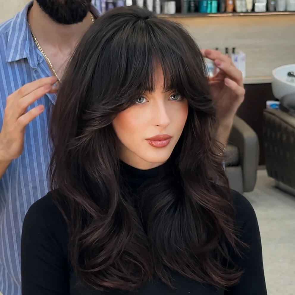 Human Hair Wig Featuring a Silk Base With a PU Perimeter Allows For Free Parting 180% Density Designed Specifically For Women