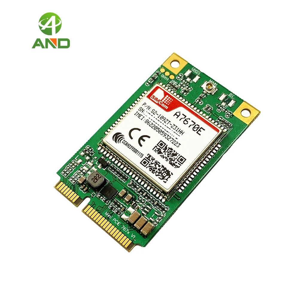 Hot sale 4g LTE Cat1 module A7670E mini PCIE LASE