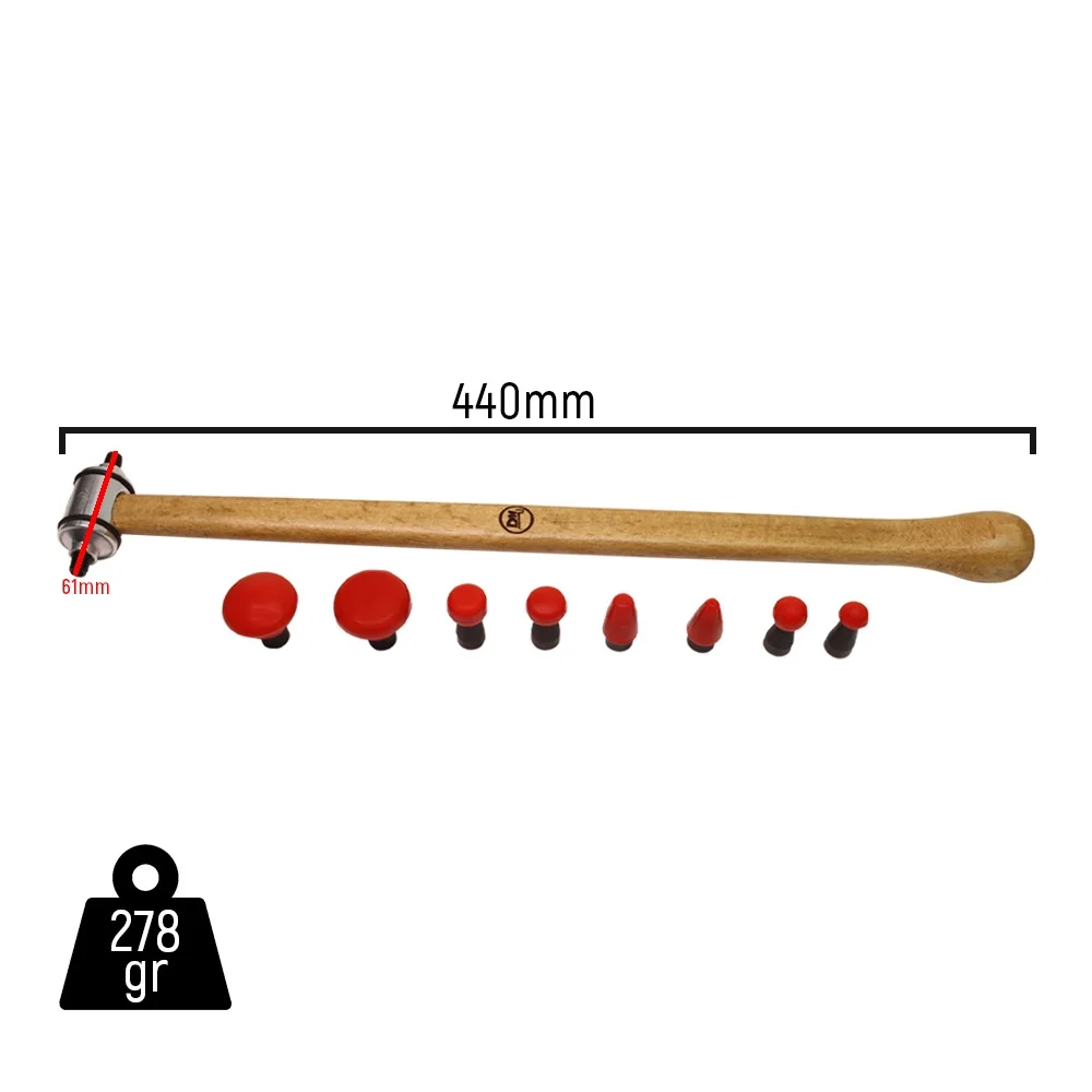 PDR Hammer Set tools paint and dent fix Paintless Dent toy cars multifunctional 8 different heads 2024 car auto