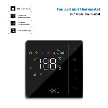 Thermostat de climatiseur pour chauffage et refroidissement, 2 tuyaux, 4 tuyaux, 24vac, 95-240vac en option