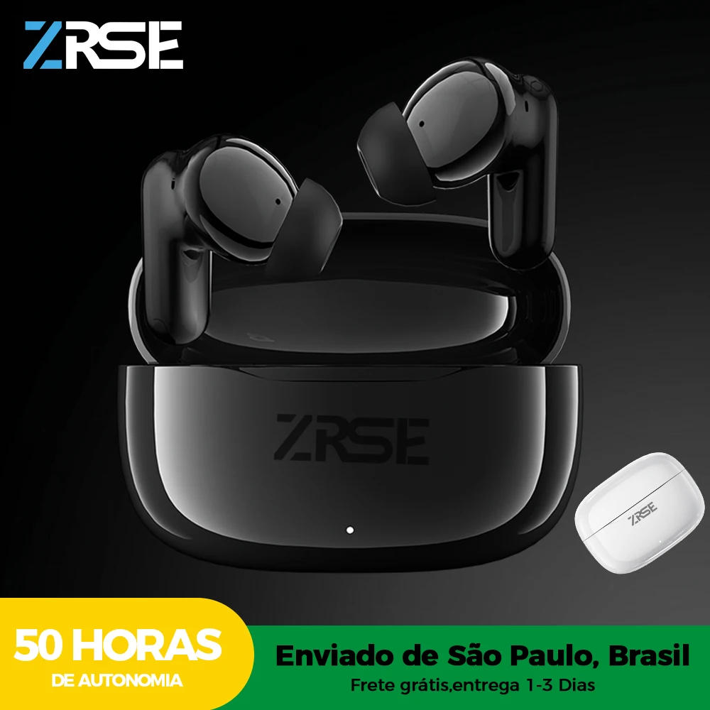 ZRSE Fones Bluetooth 5.4 TWS Sem Fio Cancelamento de Ruído À Prova D'água Fones de Ouvido Esportivos Intra-Auriculares