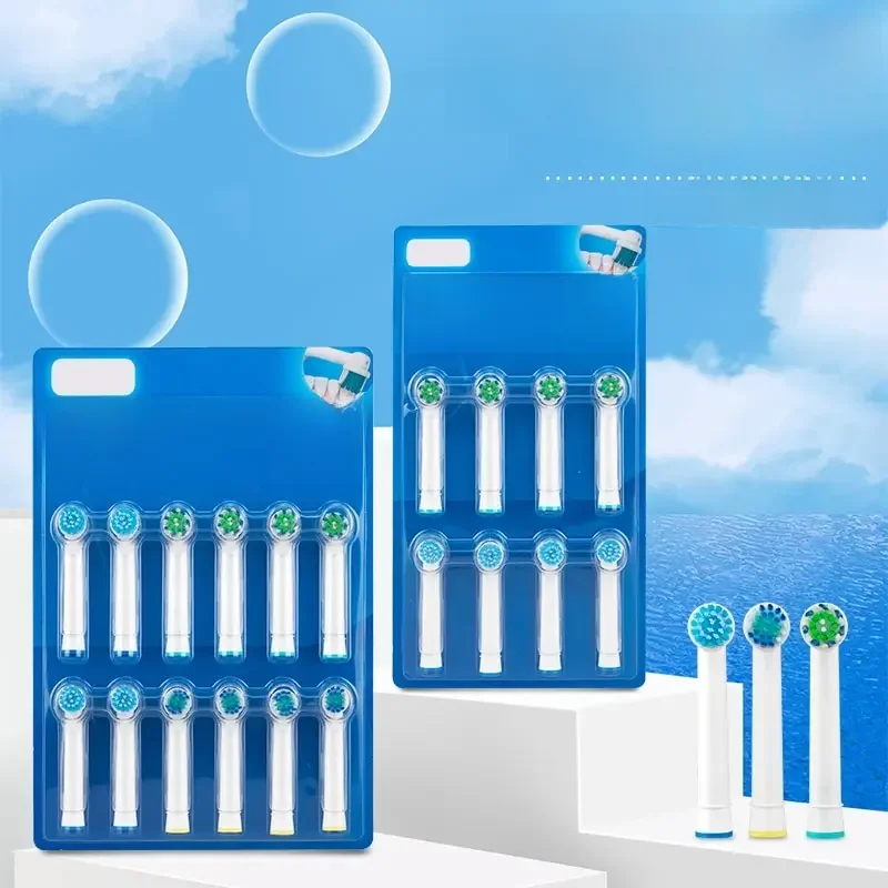 Têtes de brosse à dents électrique Oral-B de rechange, puissance avancée, vitalité, précision, propre, pro santé, triomphe, Excel 3D, 8 pièces