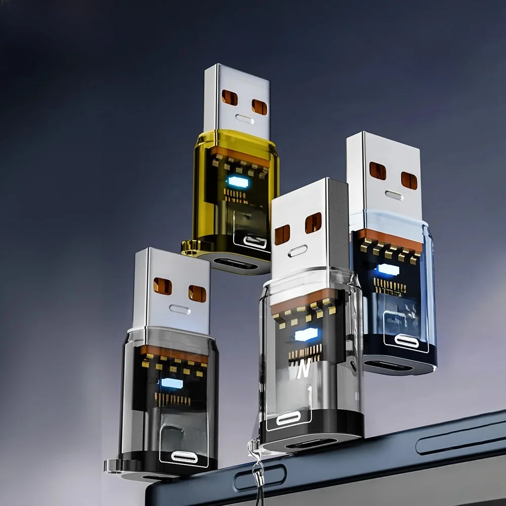 Adaptateur OTG USB mâle vers type C femelle, convertisseur 10Gbps, connecteur de transfert de données pour iPhone 15 16, 120W, USB3.2