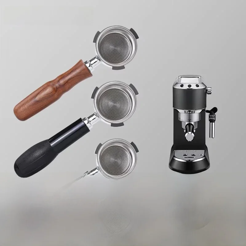 51MM Kaffee Boden Siebträger Nackt Filter Korb Für Delonghi Dedica EC680 EC685 Espresso Maker Zubehör Barista Werkzeuge