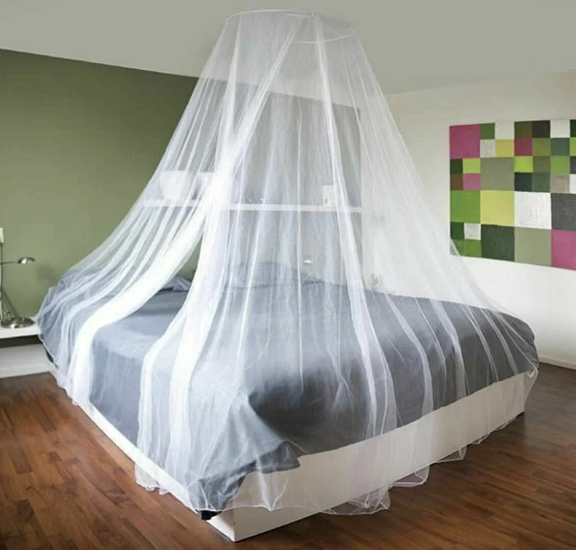 Mosquito blanca para cama individual / matrimonio, anti-insetos para techo