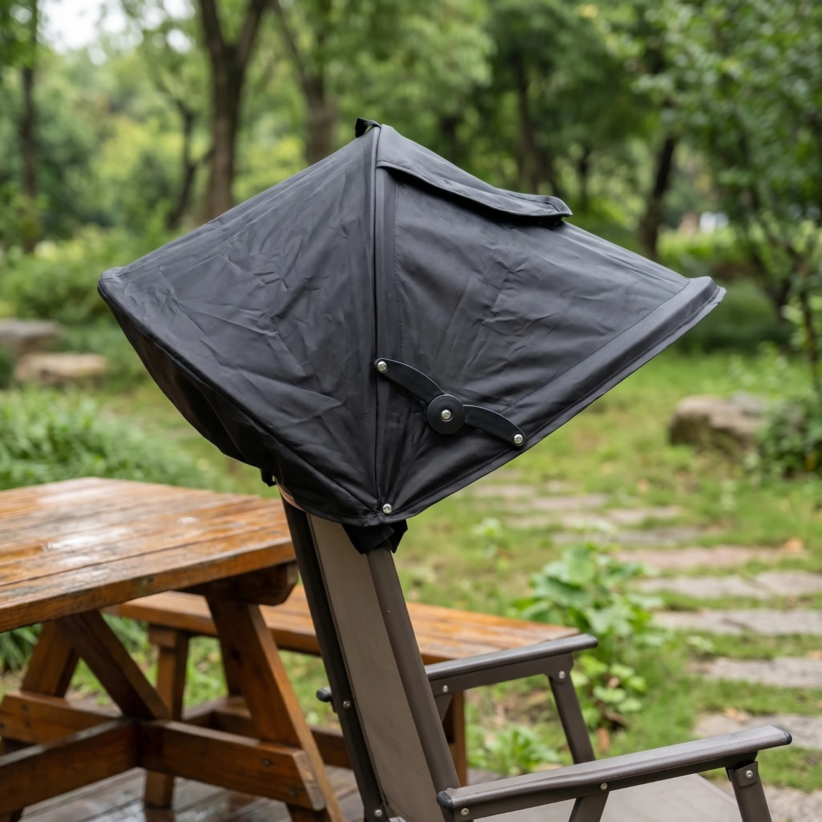 Canopy Cover with Clamp Universal Pram Customizable Adjustable Attachment-on for Parents Users, Wheelchairs, Outdoor Walks