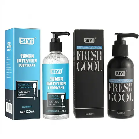 120ml/300ml Cooling Water Based Lubricant for Couples Classic Upgraded Long Lasting Intimate Lube Refreshing Icy Sensation