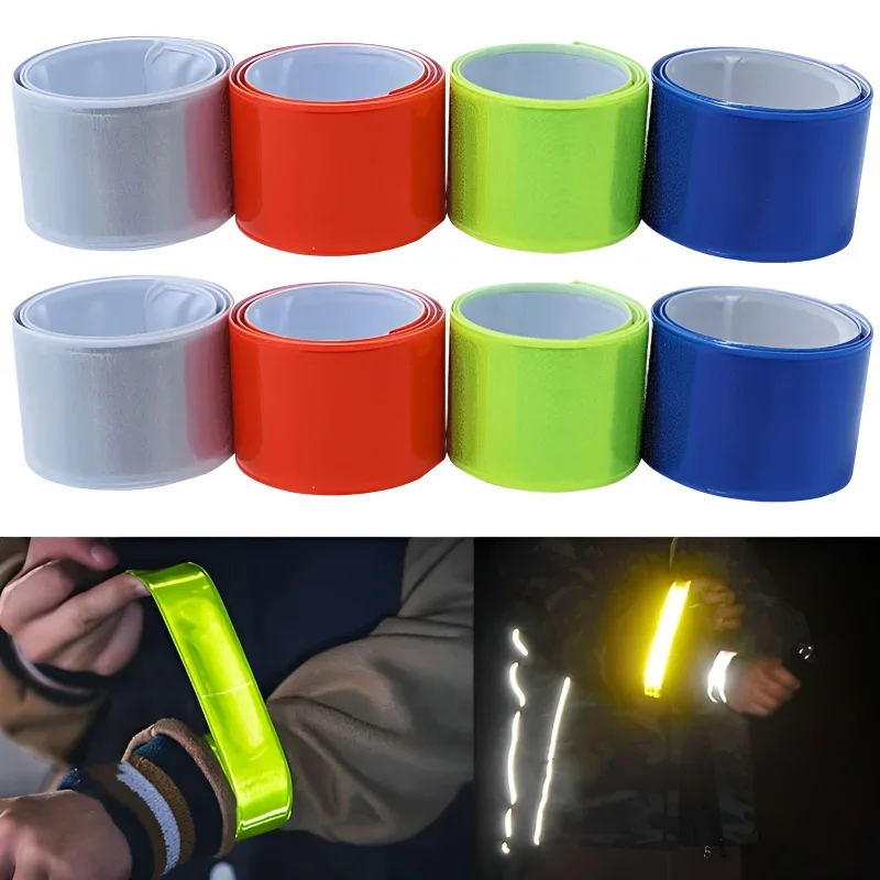 AliExpress 1/2PCS Bicycle Reflective Safe Leg Pants Clip Strap Beam Band Bottom Belt Running Fishing Cycling