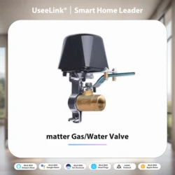 Matter Homekit-válvula de agua WiFi, controlador de cierre de Gas, aplicación de sincronización inteligente para el hogar, Control remoto, compatible con asistente de Google Home Alexa