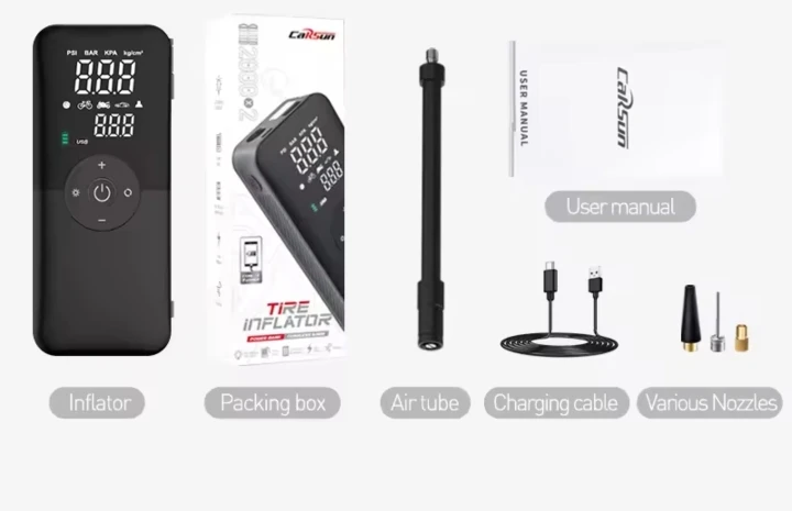 VanVolt AirGo™ Cordless Digital Tyre Inflator - Portable 150 PSI Air Pump photo review