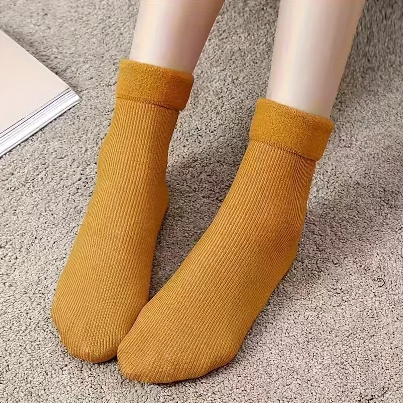 4 pairs of women's mid-calf socks, thick socks, special promotion Y2K style cute sports fun white socks, fashionable gifts