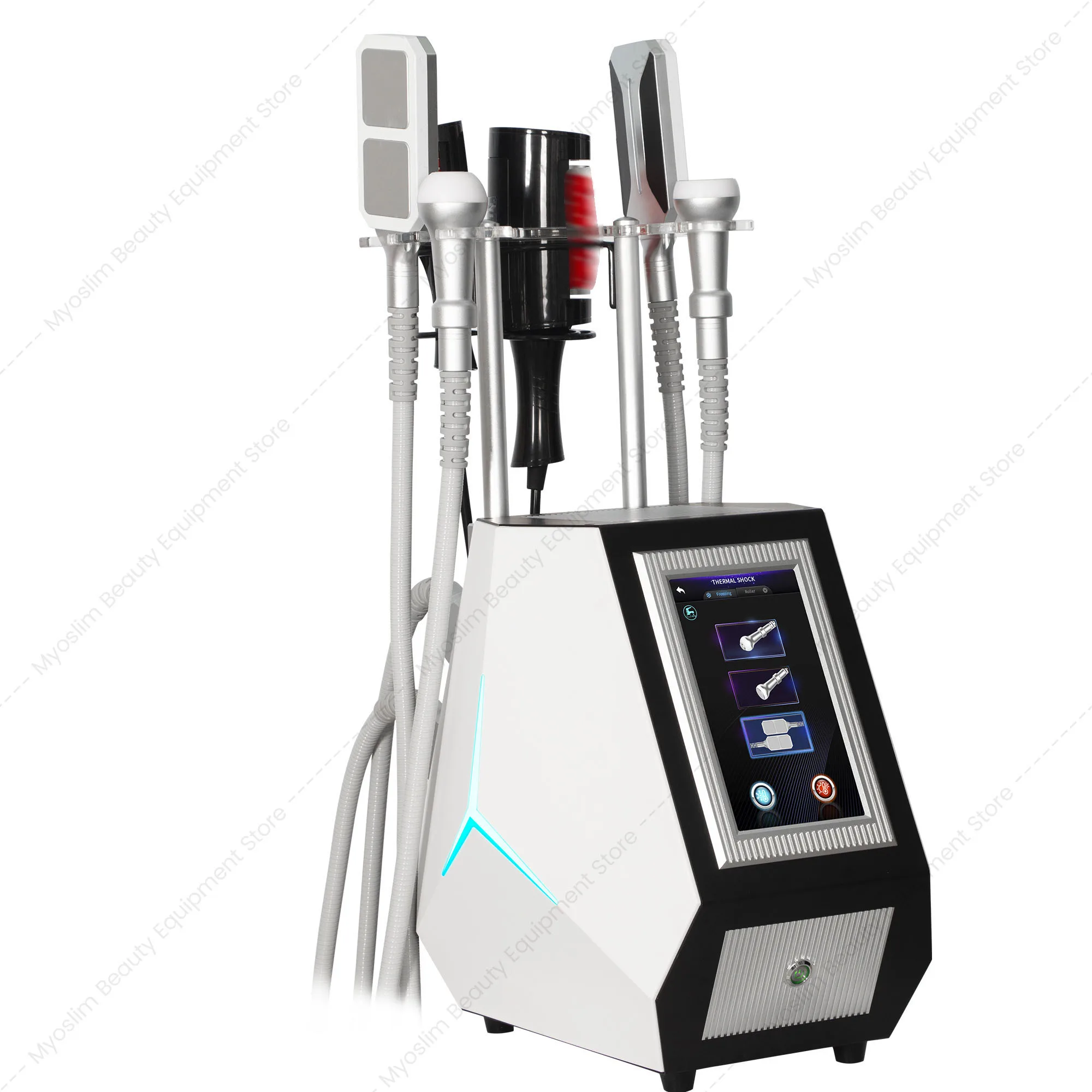 Multi-functional freezer rollers Cryo Tshock Body Slimming Therapy Fat Burning Cooling Shock Wave Therapy Cellulite Reduction