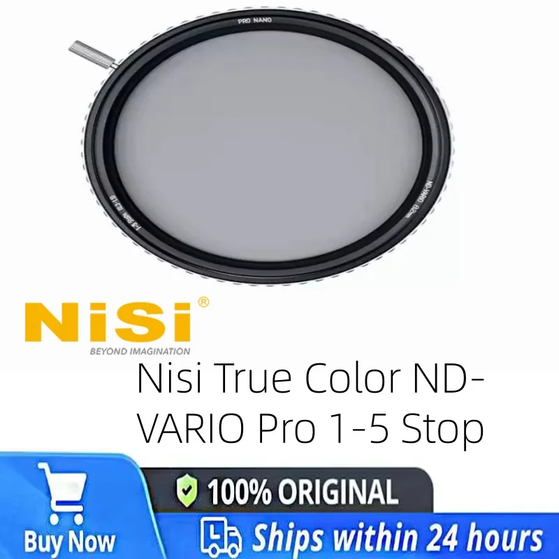 Nisi True Color ND-VARIO Pro 1-5 Stop Variable ND Camera Lens Filters