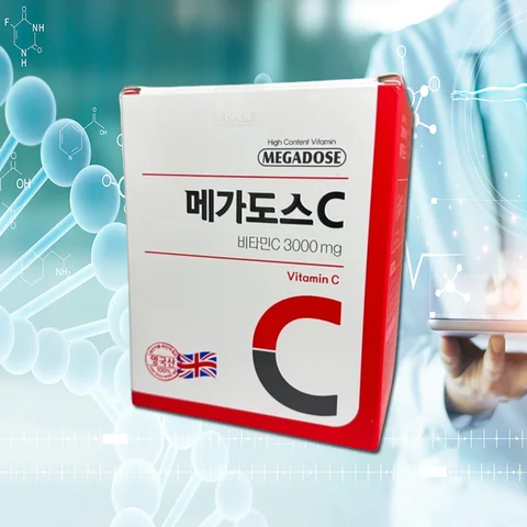 weitao 메가도스C 비타민c 3000mg 60포(2개월) 고려은단 분말 가루 고함량 비타민씨 Best5