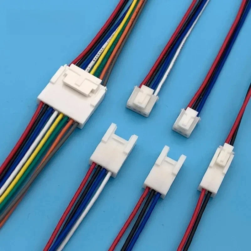10 szt. HY2.0 26AWG 2P 3P 4P-12P 15cm Złącze Powietrzne Męskie Żeńskie Gniazdo Obudowa Zaciskana Złączka Kablowa Zestaw Przewodów — zdjęcie 2
