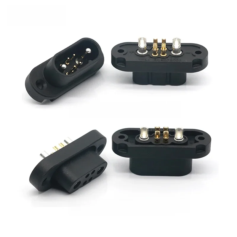 AliExpress NONE 1/2 Pair Of Circular Male And Female Sockets QC2+4 New Energy Electric Skateboard Car Bicycle Charger Charging Port Connector