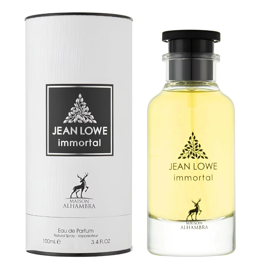 

Jean Lowe Immortal Eau de Parfum 100ml by Maison Alhambra | Long-Lasting Luxury Perfume for Men & Women, Woody Aromatic Fragranc