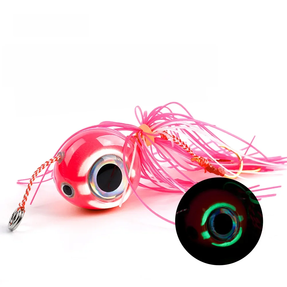 Noeby Kabura Tenya mer gabarit 40g 60g 80g 100g 120g gabarits leurre de pêche Tai caoutchouc jupe pour vivaneau eau salée bateau leurres de pêche