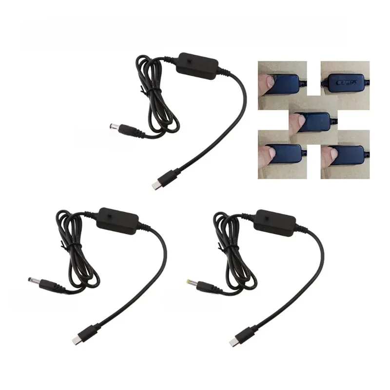 Zasilacz USB C typ linii PD do DC 5V 9V 12V 12V 20V 5.5x2.5mm 4.0x1.7mm 3.5x1.35mm wtyczka moduł konwertera Adapter — zdjęcie 2