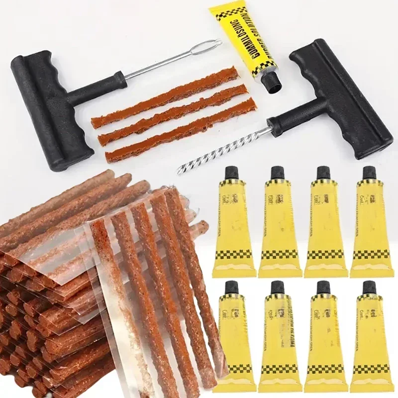 AliExpress Car Tire Repair Tool Tire Repair Kit Studding Tool Set Auto Bike Tubeless Tire Tyre Puncture Plug