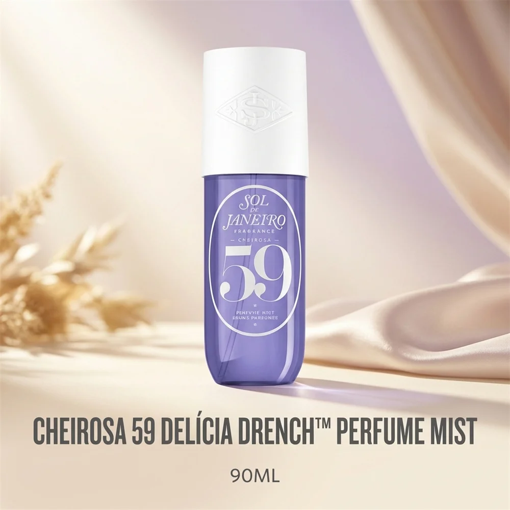 

Sol de Janeiro Cheirosa 59 90ml Perfume Mist Warm and Sweet with Long-Lasting Fragrance Unisex Fashionable Perfumes For Women