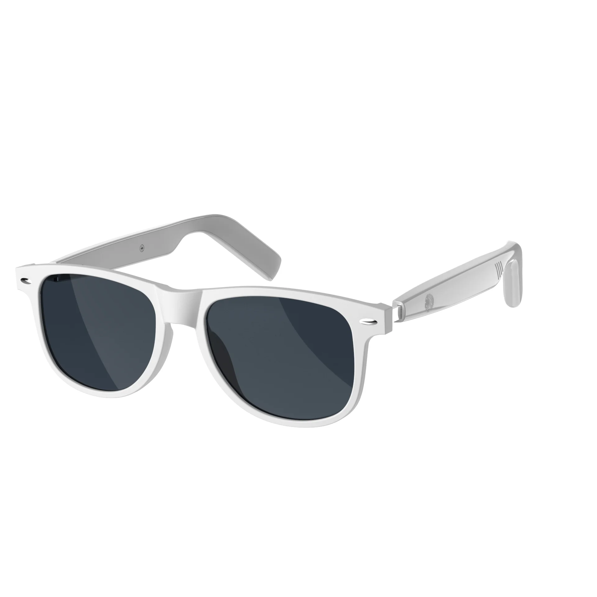 

SG23 Элегантные белые умные солнцезащитные очки для женщин, Bluetooth 5,4 громкой связи, градиентная линза «кошачий глаз», модный технологический аксессуар