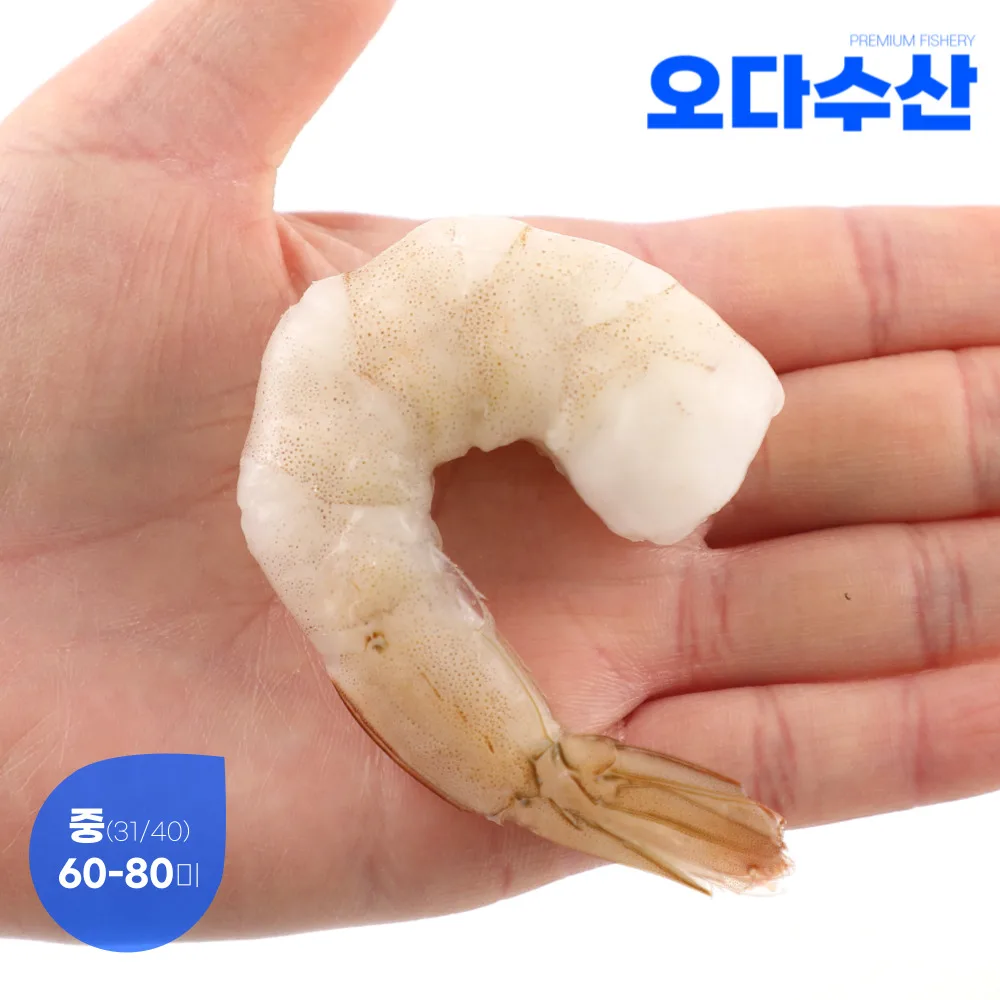 Live Cocktail Shrimp 31/40 (60-80 mi) 900g seafood fresh shrimp meat white leg shrimp meat