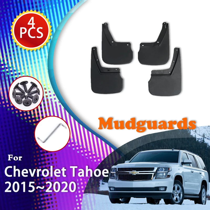 

Front And Rear Fenders For Chevrolet Tahoe GMC Yukon 2016 2018 2015~2020 Mud Flap Mudguard Fender Splash Guard Car Accessories