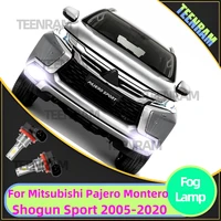 2 uds blanco 6000K bombillas LED para lámpara antiniebla para Mitsubishi Pajero Montero Shogun sport 2005-2014 2015 2016 2017 2018 2019 2020 faros antiniebla