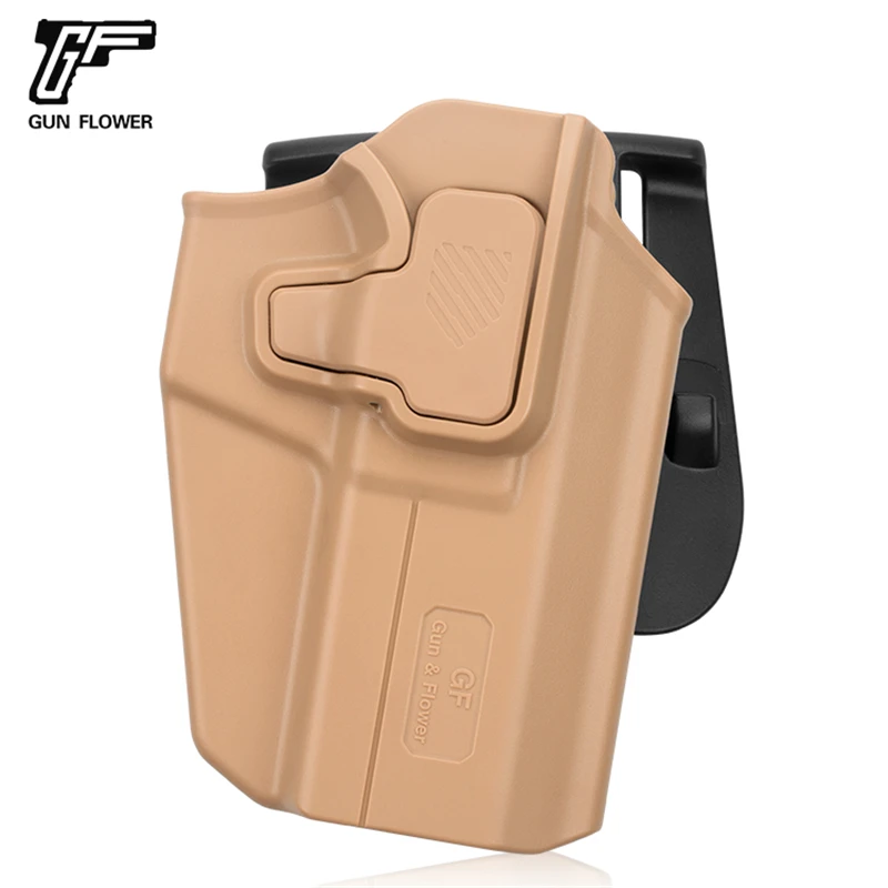 GUNFLOWER Frosted Clear / Black / Sand Color UNI Universal Holster Fits for Standard /Full Size/Compact G17 G19 92FS G2C P320